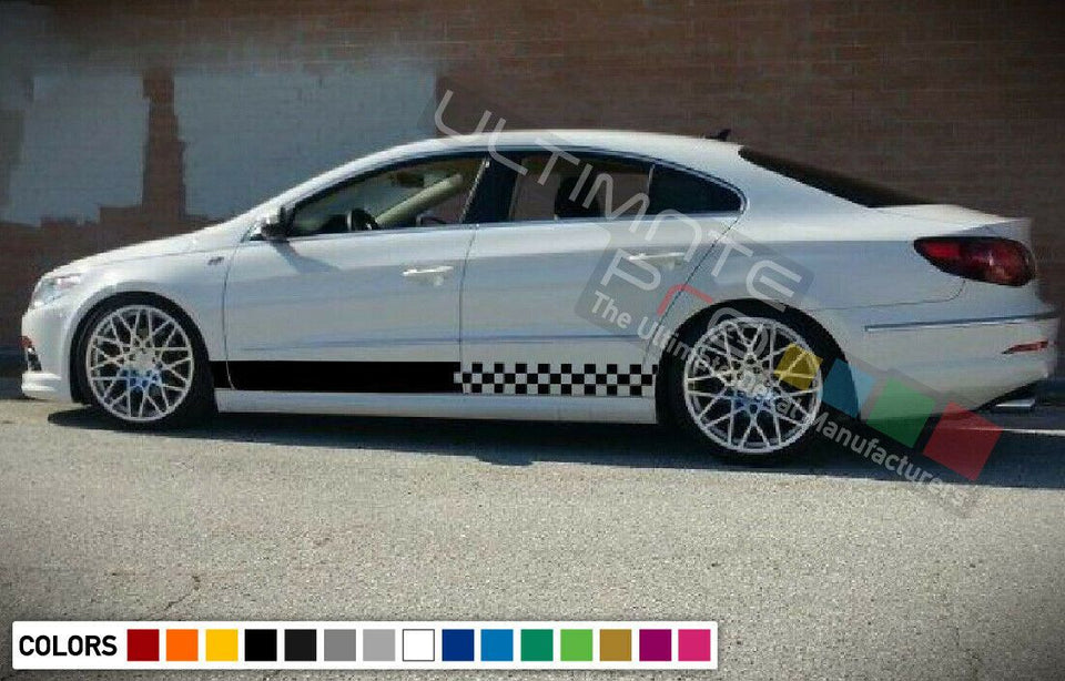Stickers Decal for Volkswagen VW jetta Stripes coupe Corsar door body kit mirror