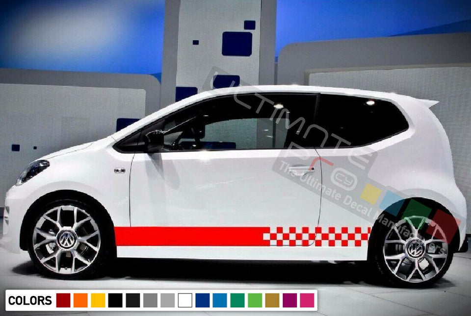 Stickers Decal for Volkswagen VW UP Stripes door body kit part hatchback light