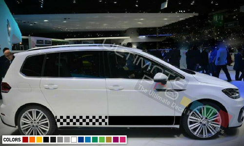 Stickers Decal for VW Volkswagen Touran Stripe body door Compact MPV 2005 2006