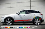 Stickers Decal Graphic Stripe Kit for Mazda CX3 Skirt Body Wing Door fender hood