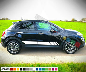 Stickers Decal Kit for Fiat 500X Stripes Graphics Chroma Handle Mirror suv 2018