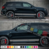 Stickers Decal Stripe for Jeep Grand Cherokee wk2 body door 2011 2012 2013 2014