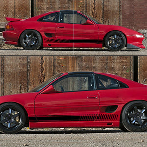 Stickers Decal Stripe Kit for Toyota MR2 MRS Spider Light Lamp Splitter Fender