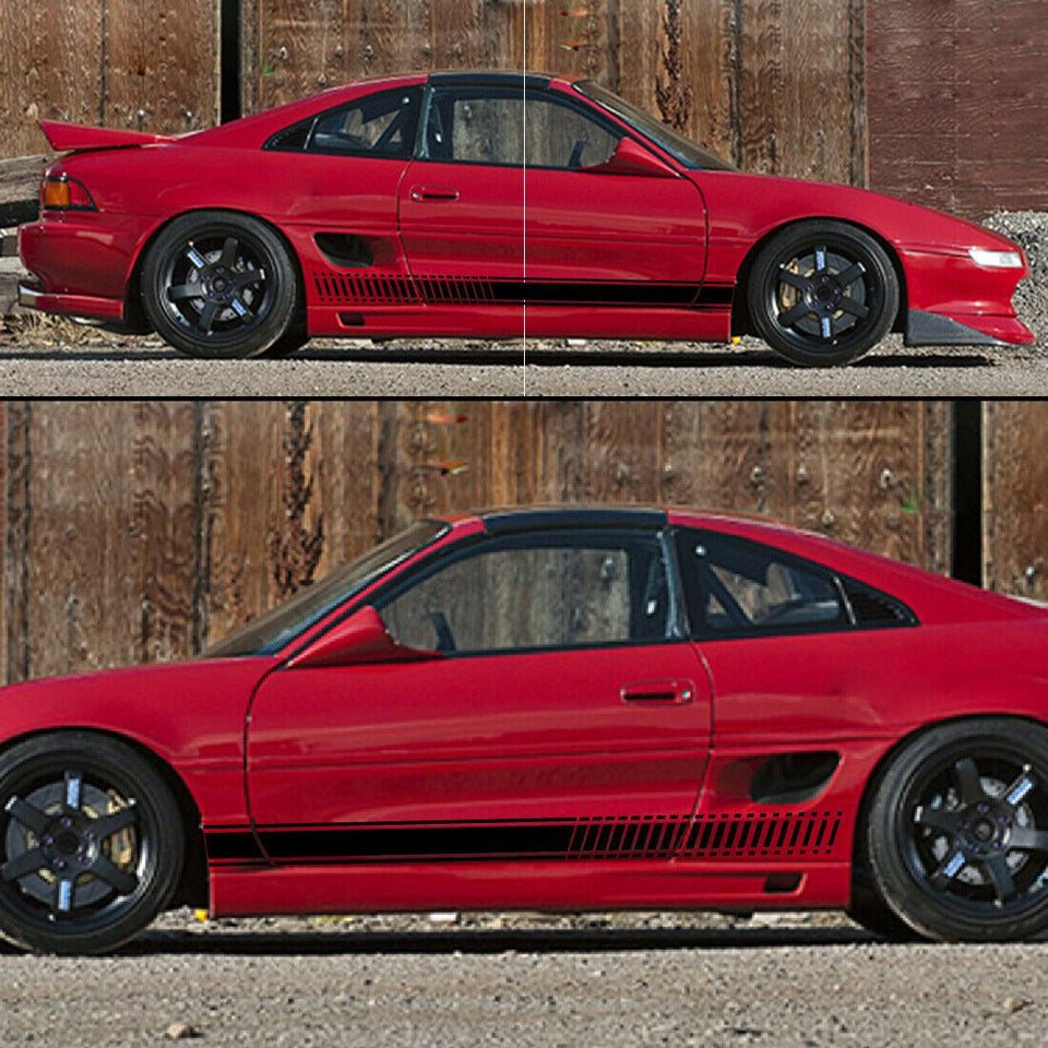 Stickers Decal Stripe Kit for Toyota MR2 MRS Spider Light Lamp Splitter Fender