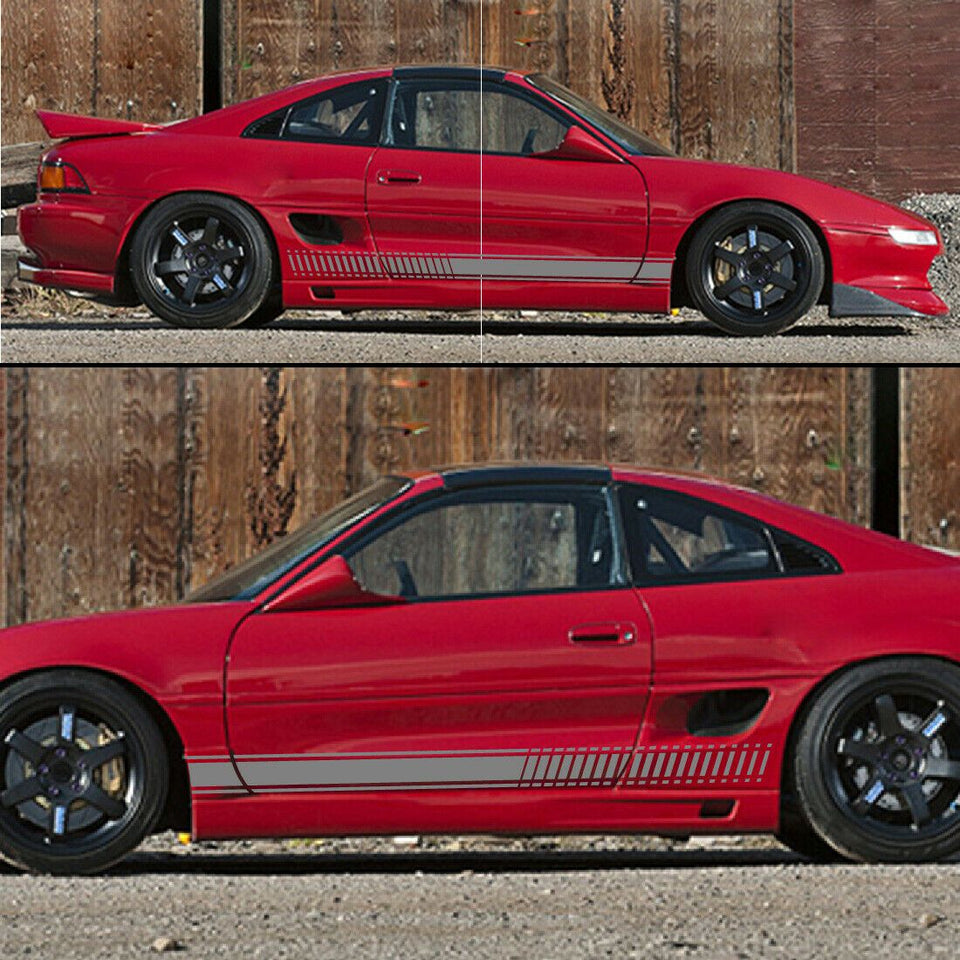Stickers Decal Stripe Kit for Toyota MR2 MRS Spider Light Lamp Splitter Fender