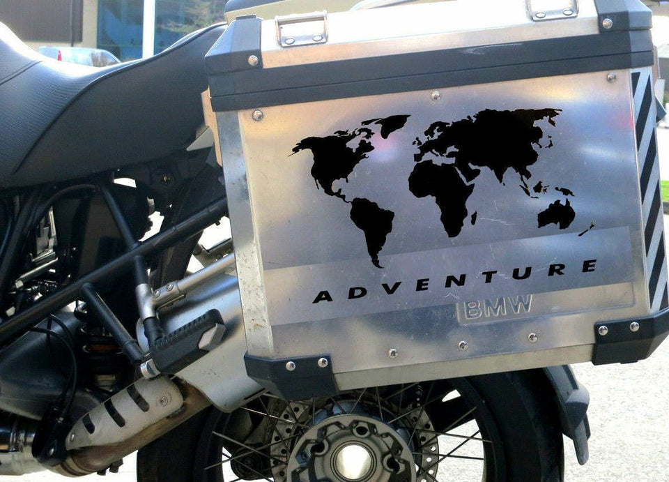 Stickers for BMW R1200GS Adventure Pannier Decal f800 r 1200 gs travel curry box