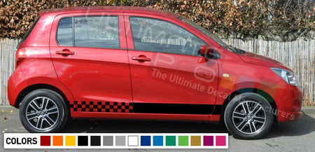Stickers for Suzuki Celerio Stripe body light door part kit Van tail frond 2014