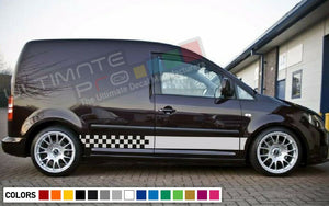 Stickers for VW Volkswagen Caddy Stripe body light door part kit Van tail frond