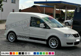 Stickers Stripe for VW Volkswagen Caddy 2K light door Van 2010 2011 2012 2013