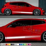 Stickers Stripe for VW Volkswagen Scirocco Racing Facelift GTS 2015 2016 2017