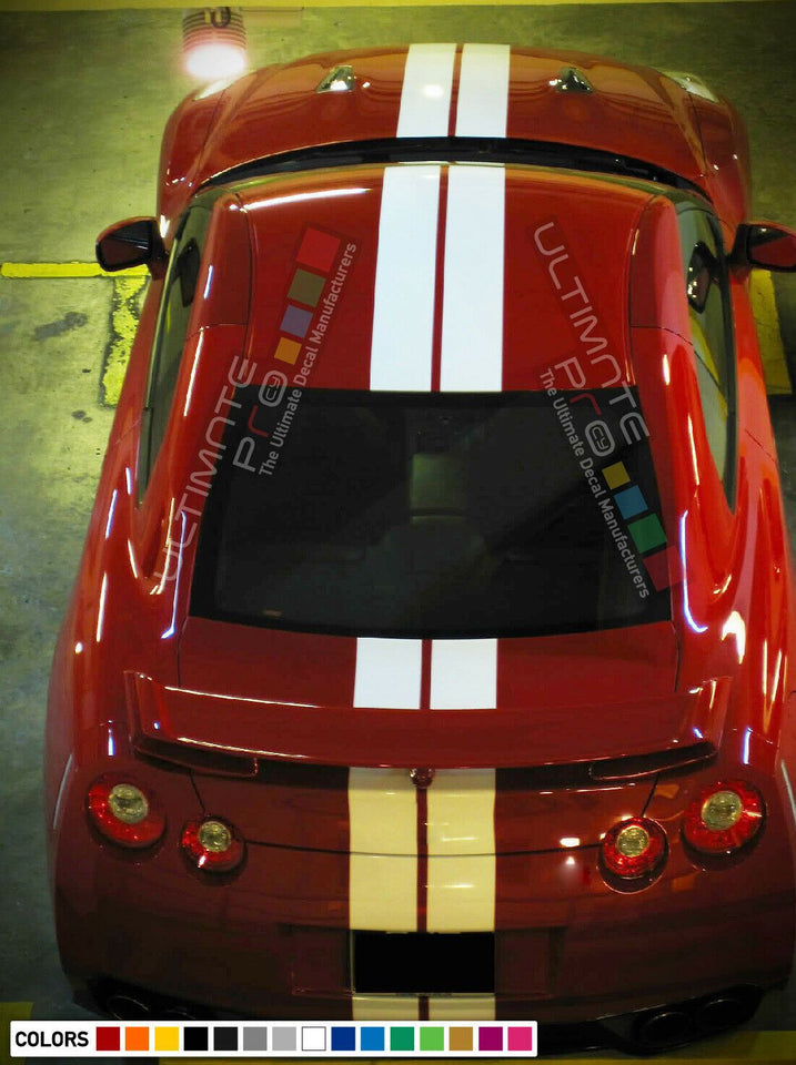 Stripe Body Kit Sticker Decal for Nissan GTR R35 Bumper Fender Wing Skirt Lamp