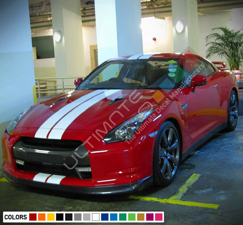 Stripe Body Kit Sticker Decal for Nissan GTR R35 Bumper Fender Wing Skirt Lamp