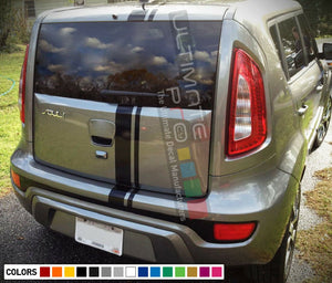 Stripe Body Kit Sticker Vinyl Decal for Kia Soul Sport Bonnet Front Light Visor