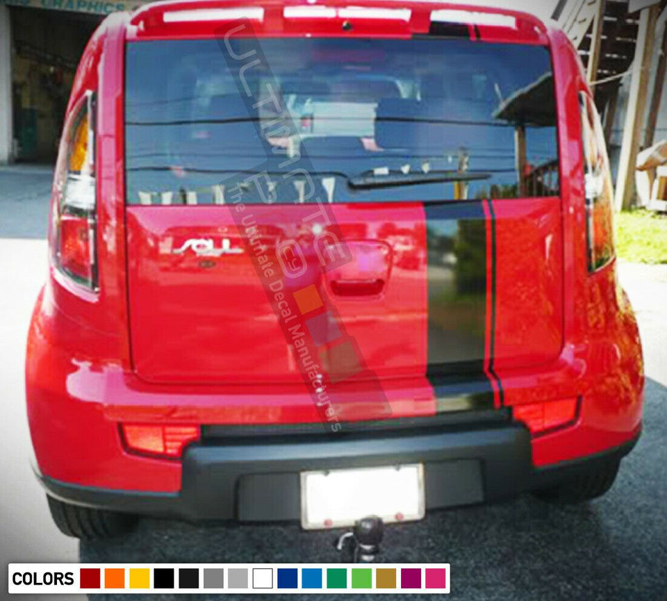 Stripe Body Kit Sticker Vinyl Decal Graphic for Kia Soul Offset Accen Fender GDI