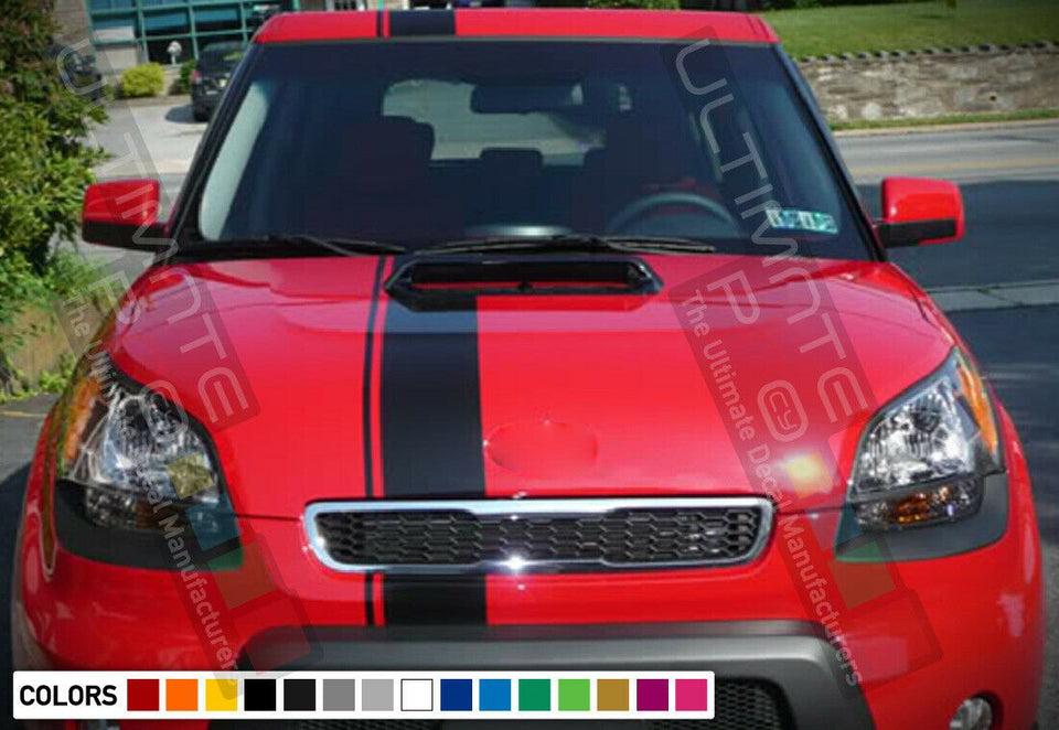 Stripe Body Kit Sticker Vinyl Decal Graphic for Kia Soul Offset Accen Fender GDI