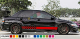 Stripe decal For Mitsubishi lancer evo 7 8 9 racing sport lower body stripes