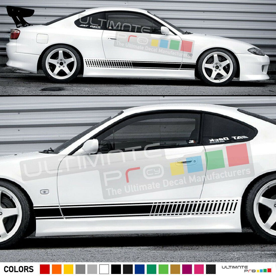 Stripe Decal Graphic Stripe Kit for Nissan Silvia Spoiler Headlight Carbon Lip