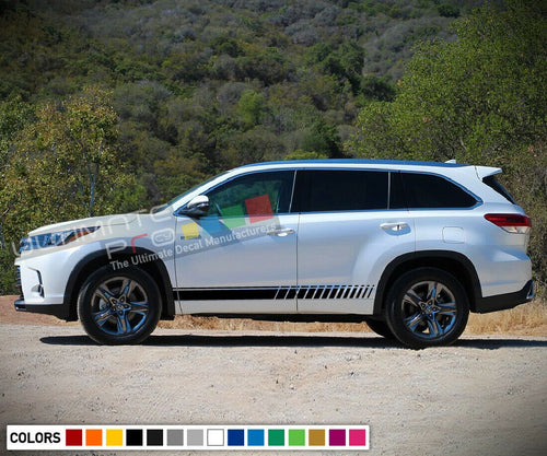 Stripe Decal Sticker for Toyota Highlander Kluger 2010 2013 2014 2015 2018 2020
