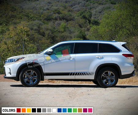 Stripe Decal Sticker for Toyota Highlander Kluger 2010 2013 2014 2015 2018 2020