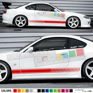 Stripe Decal Stripe Kit for Nissan Silvia Tuning Door Sill Wing Hood Skirt Coil