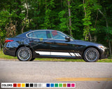 Stripe Graphic Decal for Alfa Romeo Giulia Door Cover carbon chrome 2014 2020