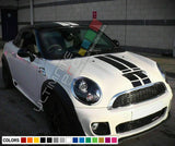 Stripe Kit Decal for Mini Cooper Hatch R57 R56 R50 R53 F55 F56 Hood Trunk Roof