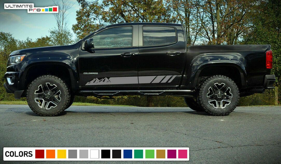 Stripe Kit for Chevrolet Colorado mountain off road 4x4 rack roof 2012 2013 2018