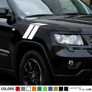 Stripe kit for Jeep Grand Cherokee srt8 left right hood 2011 2012 2013 2014 2015