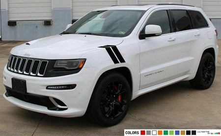 Stripe kit for Jeep Grand Cherokee srt8 left right hood 2011 2012 2013 2014 2015