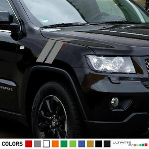 Stripe kit for Jeep Grand Cherokee srt8 left right hood 2011 2012 2013 2014 2015