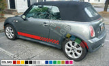 Stripe kit for mini cooper s graphic lowered convertible 2001 2002 2003 2005 gp2