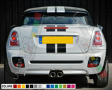 Stripe Kit Sticker Decal for Mini Coupe Roadster John Cooper Works Hood Trunk