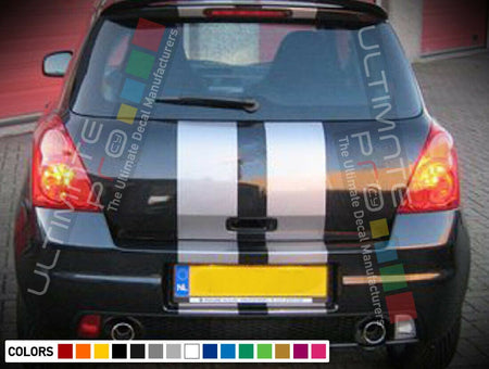 Stripe Kit Sticker Graphic Decal for Suzuki Swift 3 5 Door Cover Sill Flare Trim