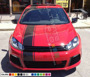 Stripe Kit Sticker Graphic Decal for VW Golf MK 6 GTI Headlight Wing Mirror Lip