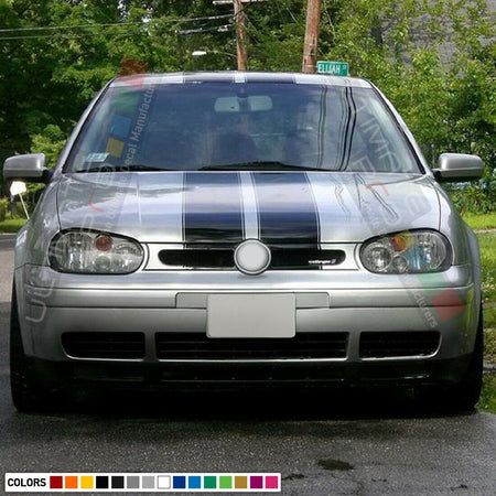 Stripe Kit Sticker Graphic Decal for VW Golf MK 6 GTI Headlight Wing Mirror Lip