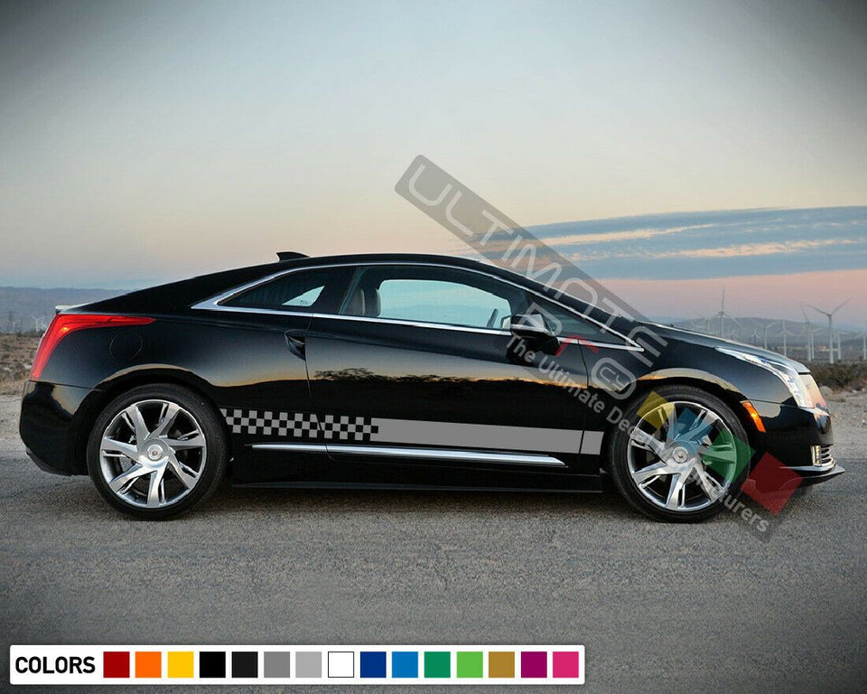 Stripe Kit Sticker Vinyl Decal for Cadillac ELR Grille Bumper Exhaust Hood Turbo