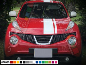 Stripe Kit Sticker Vinyl Decal for Nissan Juke RS 2009 2011 2013 2015 Trunk Roof