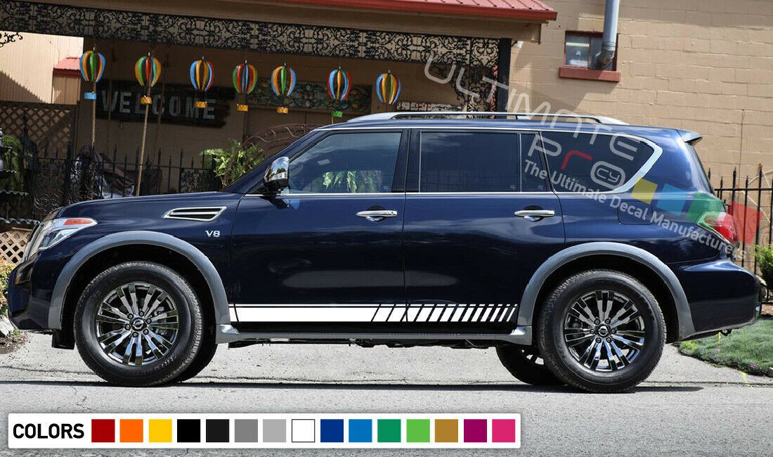 Stripe lower Sticker for Nissan Armada 2015 2016 2017 2018 sport 4x4 S ...