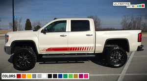 Stripe Sticker kit for Chevrolet Silverado mountain fender leaf lift shackle tip