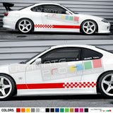 Stripes Decal kit for Nissan Silvia CARBON mirror lip tune cover drift s14 s13