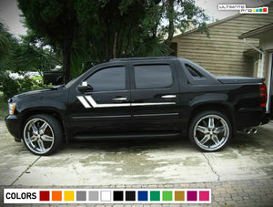 Stripes Decal Sticker Kit for Chevrolet Avalanche mirror Door Edge Guard line