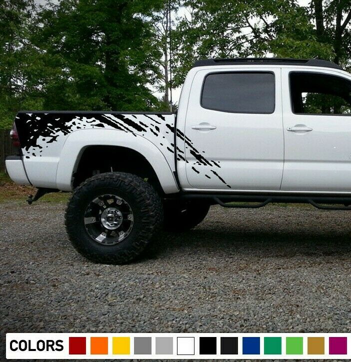 Tail Mud wrap Sticker kit for Dodge Ram leaf lift shackle turbo 2006 2007 - 2016