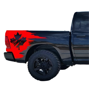 Maple Canadian leaf graphics For Dodge Ram 2008 2009 2010 2012 2013 Tail wrap