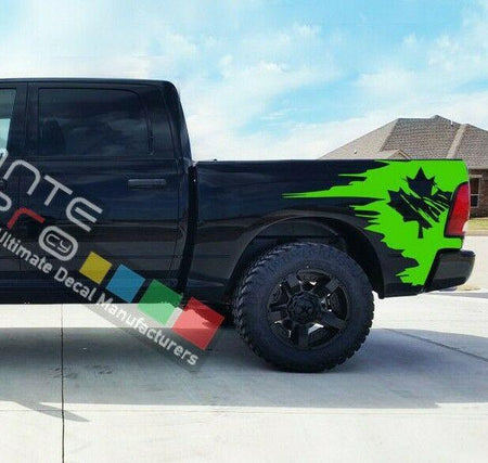 Tail wrap graphics For Dodge Ram 2008 2009 2010 2012 2013 Maple Canadian leaf