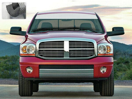 window Sticker windshield decal Graphic perforated Dodge Ram high fender 2017